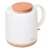 Chaleira elétrica Adler AD 1304 — 1 L, 1200 W, corpo em cerâmica, tampa articulada, base rotativa 360°, branca