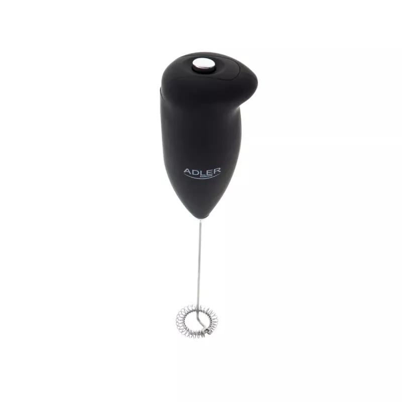 Batedor de leite elétrico de mão Adler AD 4491 batedor em aço inoxidável preto