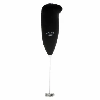 Batedor de leite elétrico de mão Adler AD 4491 batedor em aço inoxidável preto