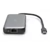 Docking station USB-C DIGITUS, 7 portas - HDMI / 2x USB-A 3.2 Gen 2 / GbE / SD / MicroSD - 100W USB Power Delivery