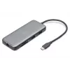 Docking station USB-C DIGITUS, 7 portas - HDMI / 2x USB-A 3.2 Gen 2 / GbE / SD / MicroSD - 100W USB Power Delivery