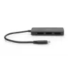Digitus DS-45334 hub de vídeo MST de 3 portas, USB-C para 3x DisplayPort, preto