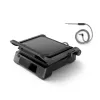Grelhador de contacto Philips série 7000, preto, retangular, touch, 220 °C, tampa dobrável, tampa de fecho, 180°
