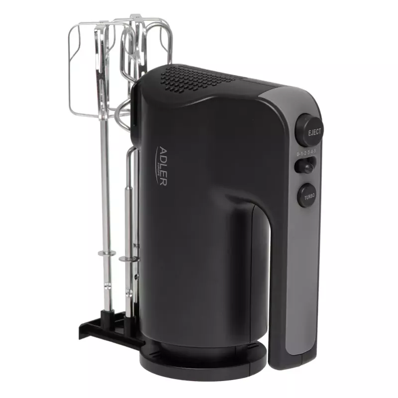 Batedeira de mão Adler AD 4230 550W 5 velocidades modo turbo preto