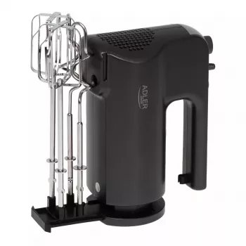 Batedeira de mão Adler AD 4230 550W 5 velocidades modo turbo preto