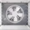 Desidratador de alimentos Adler AD 6660, 600 W, 6 tabuleiros, termostato ajustável, aço, design dobrável