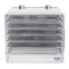 Desidratador de alimentos Adler AD 6660, 600 W, 6 tabuleiros, termostato ajustável, aço, design dobrável