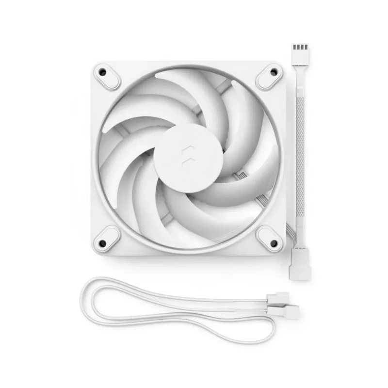 Fractal Design Momentum 12 FD-F-MO1-1202 ventoinha de caixa, 120 mm, 350–2200 rpm, 4 pinos, 31,3 dB, branco