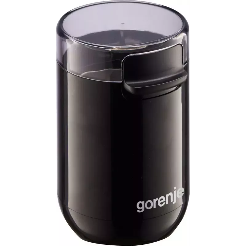 Moinho de café Gorenje SMK150SB — motor de 150 W, capacidade de grãos 45 g, lâminas de aço inoxidável, preto