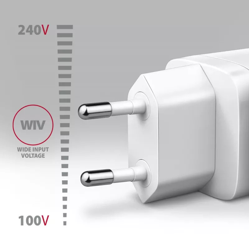 Carregador para dispositivos móveis Axagon ACU-PQ20W universal branco