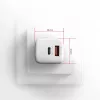 Carregador para dispositivos móveis Axagon ACU-PQ20W universal branco