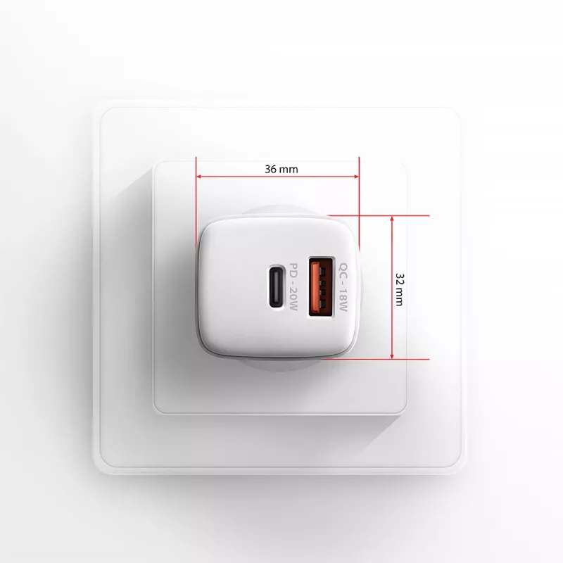 Carregador para dispositivos móveis Axagon ACU-PQ20W universal branco