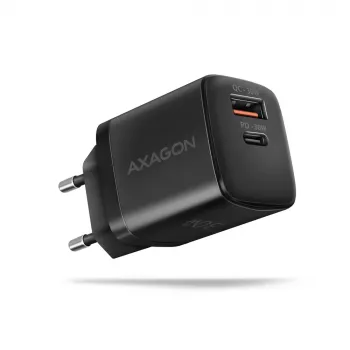 Carregador de parede Axagon ACU-PQ30 PD3.0 & QC4+ 2 saídas 30W