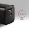 Carregador de parede Axagon ACU-PQ30 PD3.0 & QC4+ 2 saídas 30W