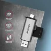 Leitor de cartões Axagon CRE-SAC SuperSpeed USB-C+USB-A 5 Gbit/s