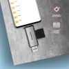 Leitor de cartões Axagon CRE-SAC SuperSpeed USB-C+USB-A 5 Gbit/s