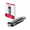Leitor de cartões Axagon CRE-SAC SuperSpeed USB-C+USB-A 5 Gbit/s