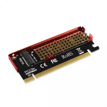 Adaptador Axagon PCEM2-S PCIe x16 - M.2 NVMe M-Key, com dissipador de alumínio passivo