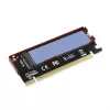Adaptador Axagon PCEM2-S PCIe x16 - M.2 NVMe M-Key, com dissipador de alumínio passivo