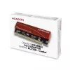 Adaptador Axagon PCEM2-S PCIe x16 - M.2 NVMe M-Key, com dissipador de alumínio passivo