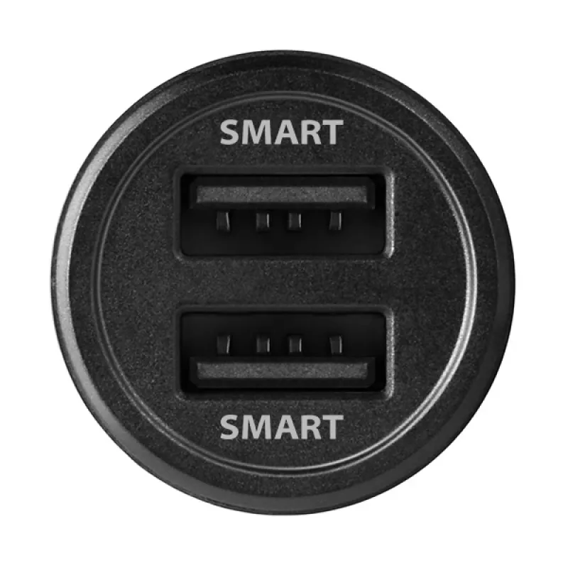 Carregador automático Axagon PWC-5V5 SMART 24W, 2 portas USB-A, 5V/2,4A + 5V/2,4A