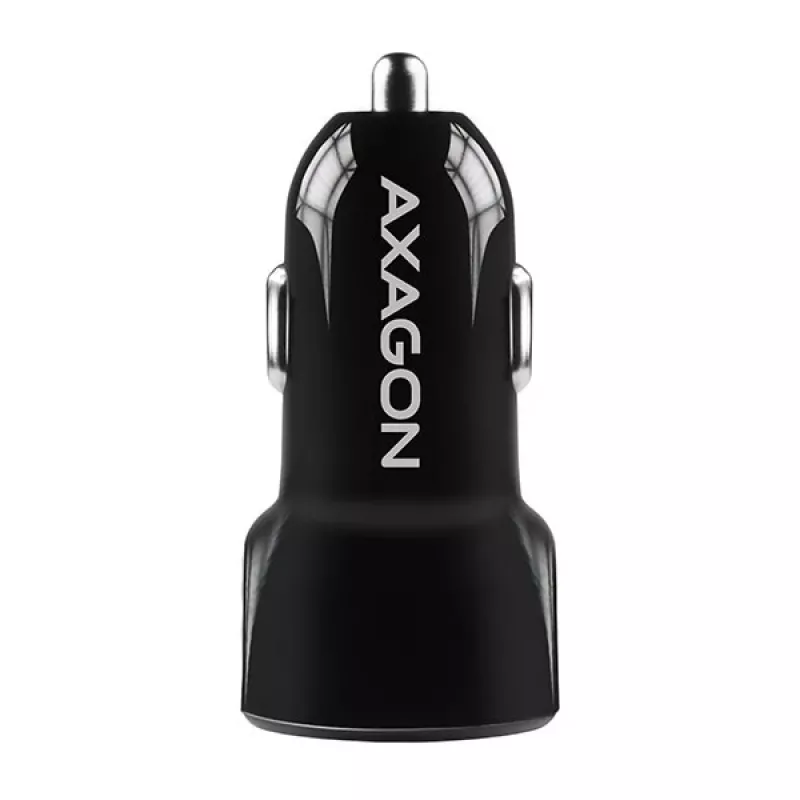 Carregador automático Axagon PWC-5V5 SMART 24W, 2 portas USB-A, 5V/2,4A + 5V/2,4A