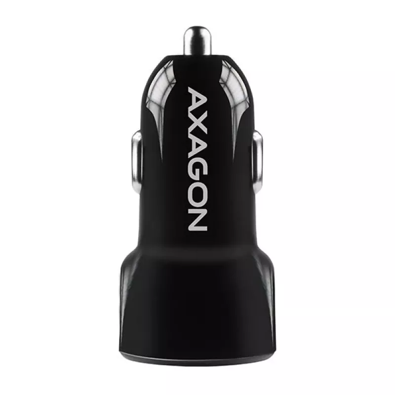 Carregador para dispositivos móveis telemóvel, smartphone, tablet, universal Axagon PWC-QC5 preto isqueiro carregamento rápido automóvel