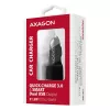 Carregador para dispositivos móveis telemóvel, smartphone, tablet, universal Axagon PWC-QC5 preto isqueiro carregamento rápido automóvel