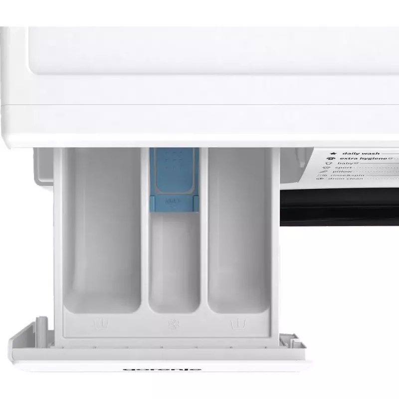 Máquina de lavar roupa Gorenje W3NGPI72SBS carga frontal 7 kg, 1200 rpm, LCD, vapor, 59,5×43,5 cm, classe energética B