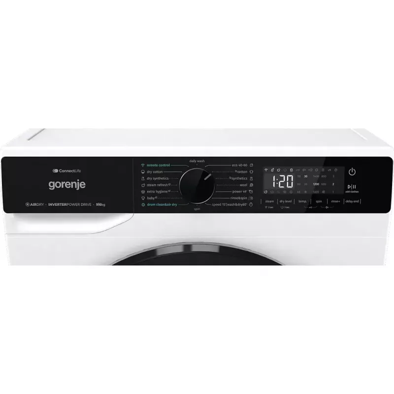 Máquina de lavar e secar roupa Gorenje WD2PA964ADW 9 kg / 6 kg 1400 rpm