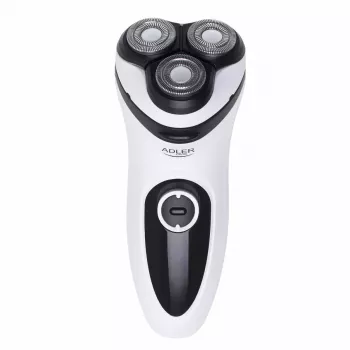 Máquina de barbear para homem Adler AD 2910w autonomia até 60 min. branco
