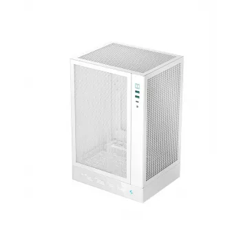 Torre DeepCool R-CH170-WHNPI0D-G-1 branca, Mini-ATX, indicador LED, GPU 305 mm, dissipador CPU 172 mm