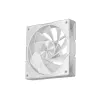 Caixa de PC DeepCool CG580 4F WH Midi Tower ATX/Micro ATX/ITX, vidro temperado, 3×120 mm + 120 mm traseira, branco