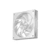 Caixa de PC DeepCool CG580 4F WH Midi Tower ATX/Micro ATX/ITX, vidro temperado, 3×120 mm + 120 mm traseira, branco