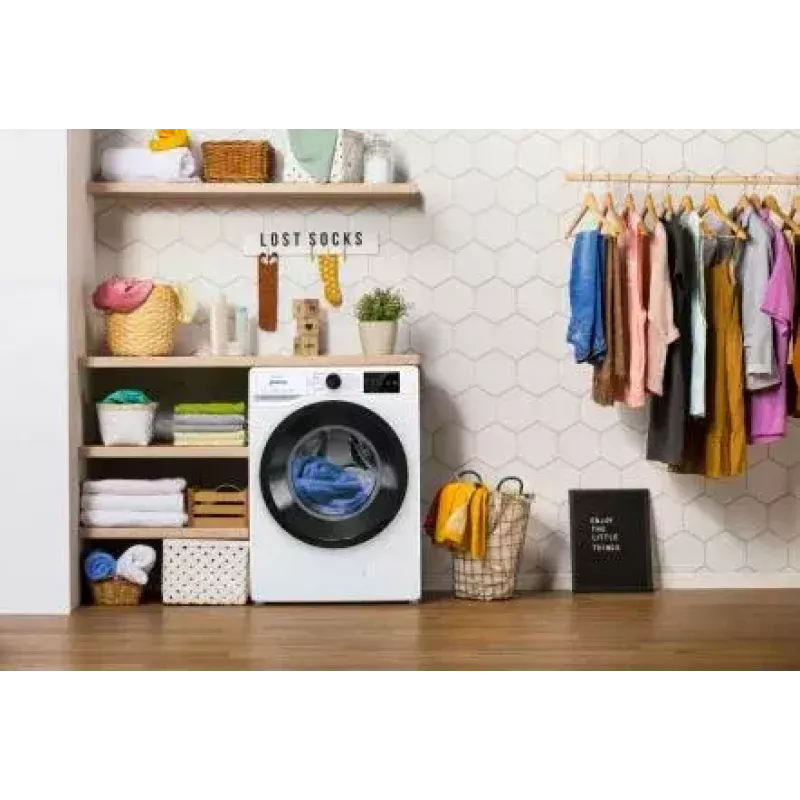 Máquina de lavar roupa Gorenje WPNEI82A1SWIFI de carregamento frontal 8 kg 1200 rpm branca