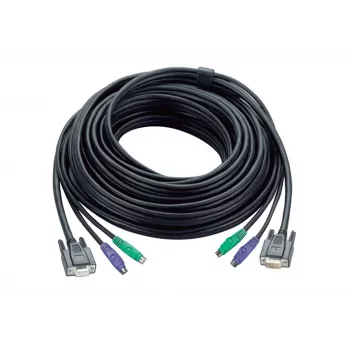 Cabo KVM ATEN PS/2 HDB 1,2 m preto