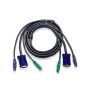 Cabo KVM ATEN 10ft PS/2 preto 3 m