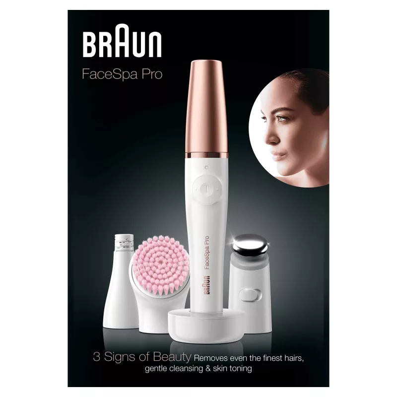 Depiladora facial Braun 81636295, branco/bronze
