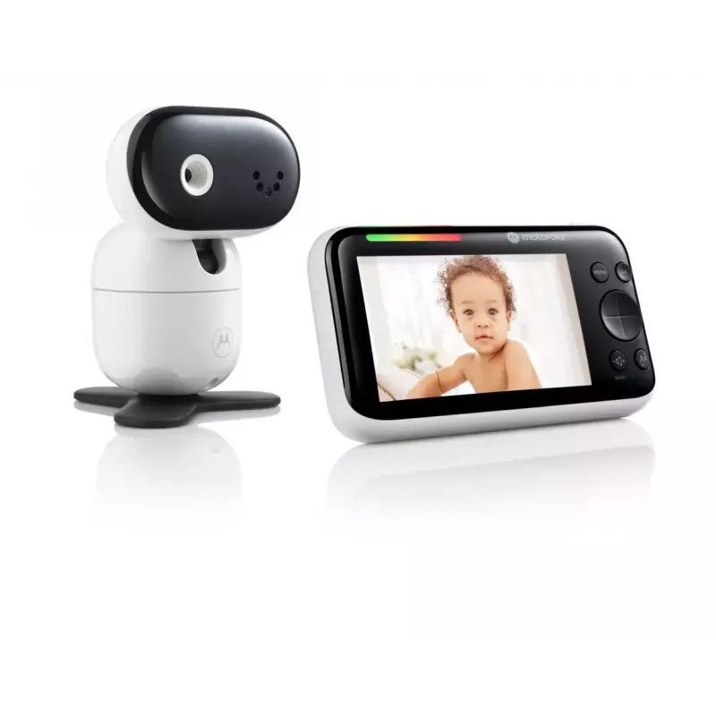 Intercomunicador de vídeo para bebé Motorola PIP1510 com ecrã de 12,7 cm e câmara motorizada