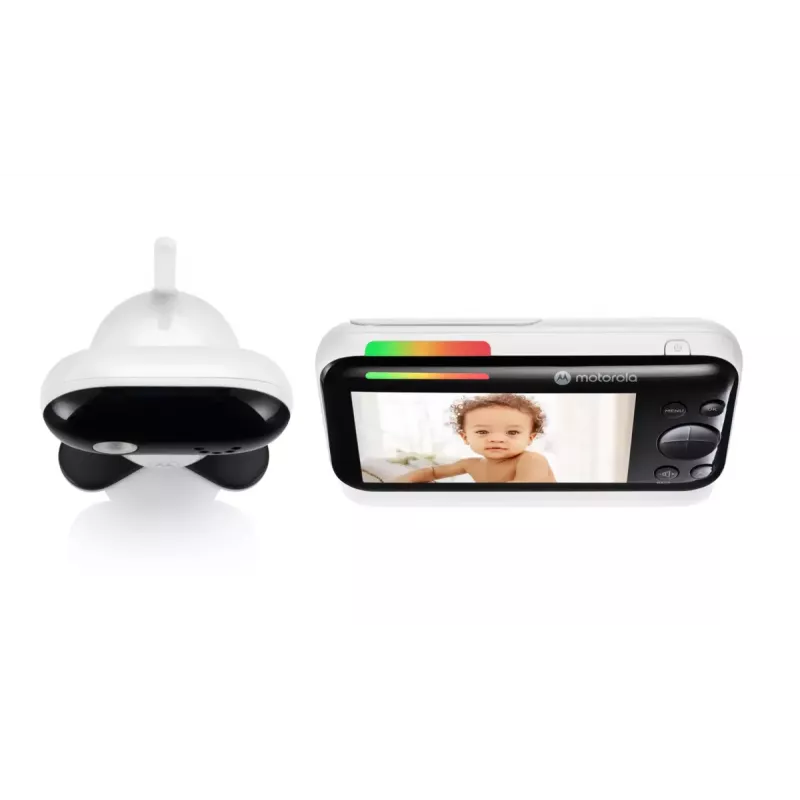 Intercomunicador de vídeo para bebé Motorola PIP1510 com ecrã de 12,7 cm e câmara motorizada