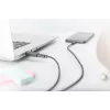 Adaptador DIGITUS USB Type-C, Type-A para C macho/fêmea, 3A, 5GB, versão 3.0, preto