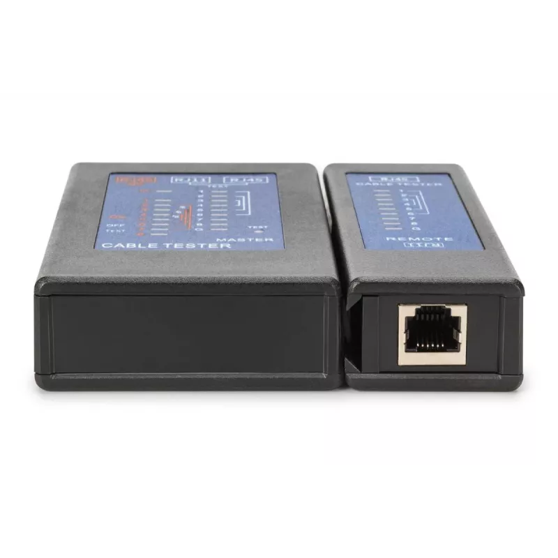 Testador de cabos DIGITUS - testador unilateral testador PoE com mala