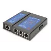 Testador de cabos DIGITUS - testador unilateral testador PoE com mala