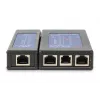 Testador de cabos DIGITUS - testador unilateral testador PoE com mala