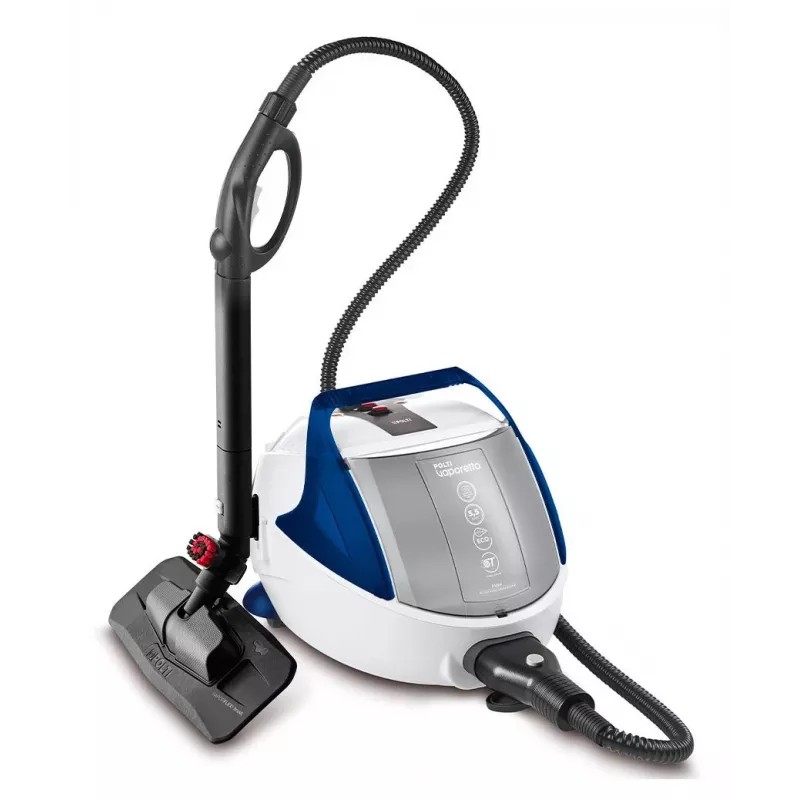 Limpa a vapor cilíndrico Polti Pro 100 Eco Power 1900 W preto, azul, branco