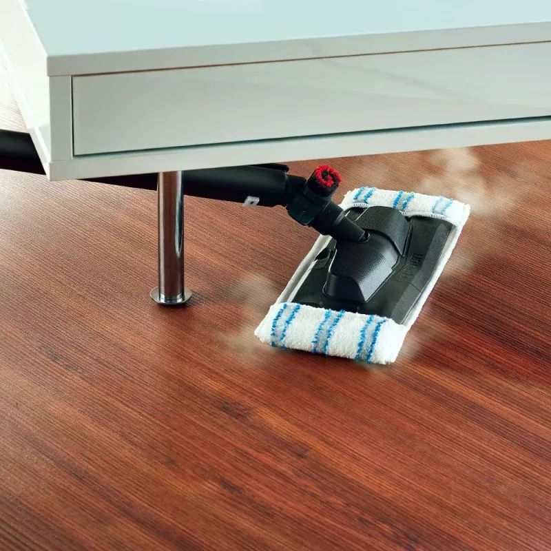 Limpa a vapor cilíndrico Polti Pro 100 Eco Power 1900 W preto, azul, branco