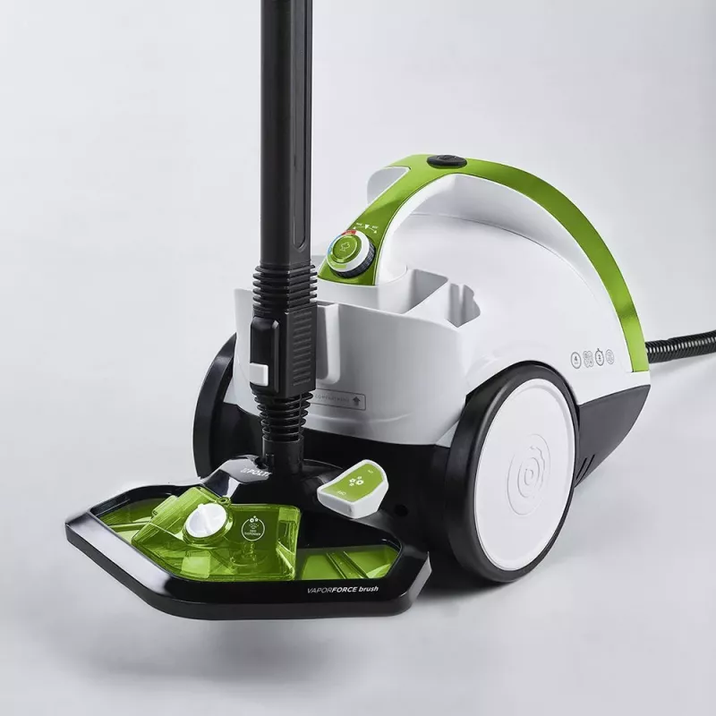 Limpa a vapor cilíndrico Polti Vaporetto Smart 110 Eco 1500 W preto, verde, branco