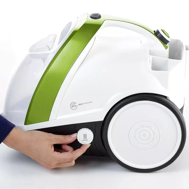 Limpa a vapor cilíndrico Polti Vaporetto Smart 110 Eco 1500 W preto, verde, branco