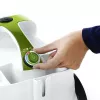 Limpa a vapor cilíndrico Polti Vaporetto Smart 110 Eco 1500 W preto, verde, branco