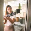 Limpa a vapor cilíndrico Polti Vaporetto Smart 110 Eco 1500 W preto, verde, branco
